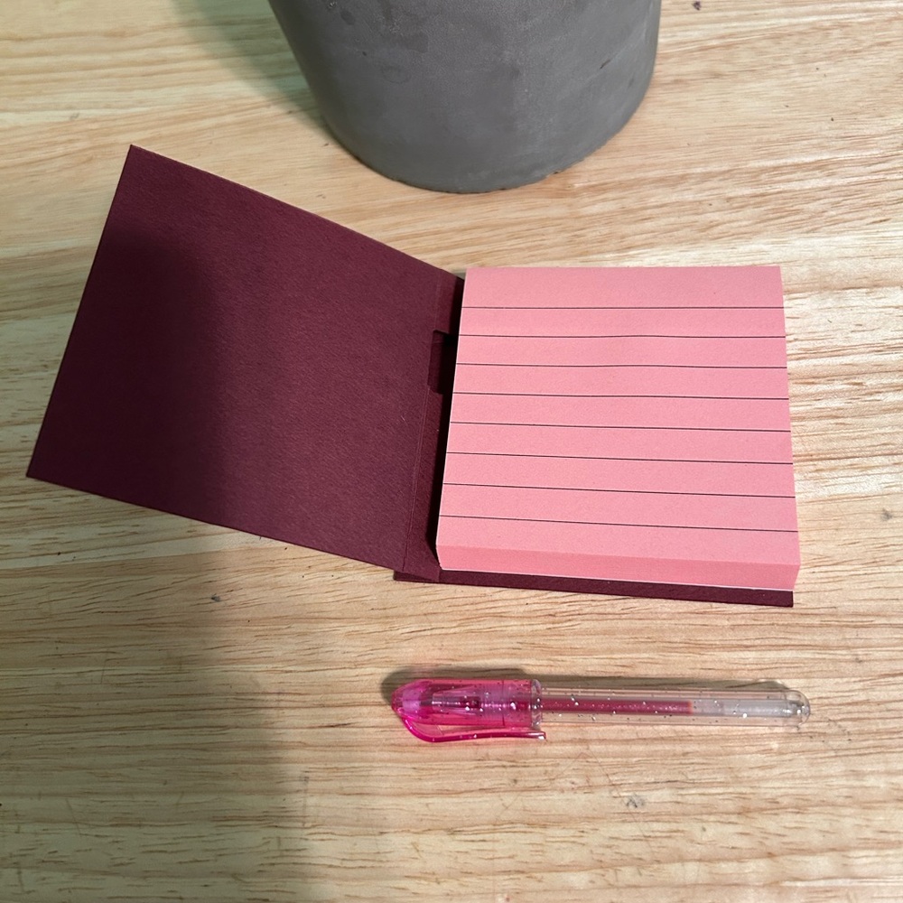 Colorful Floral Notepad Set with Pen - Picture 7 of 7